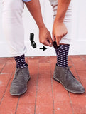 DIAMONDS ROCK Proposal Socks and Thin Ring Box creating the perfect Ring Box Sock duo