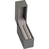 Gray Thin Engagement Ring Box - TBS Box Sock