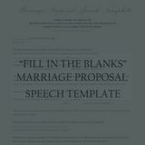 How To Write The Perfect Proposal Speech (Downloadable Template) - TBS Box Sock